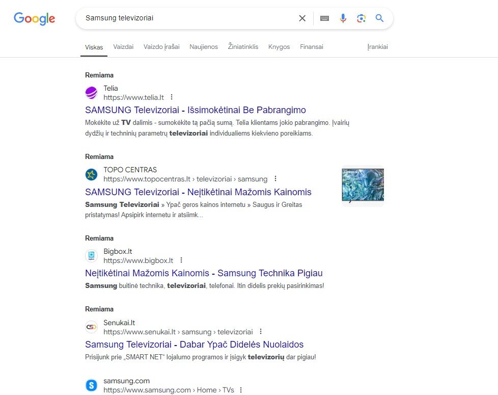 Mokama Google Ads reklama